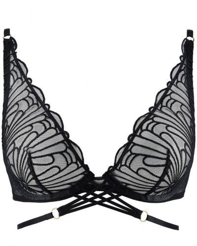 Ultra plunge triangle bra Aubade l'Indomptable (Afterdark)