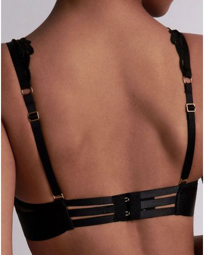 Plunge coque bra Aubade Queen of Shadow (Noir absolu)