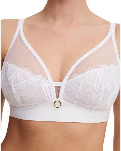 Soutien-gorge sans armature maintien Chantelle Graphic Support (Blanc)