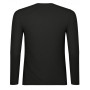 Eminence Premium Cotton camiseta de manga larga con cuello en V (Negro)