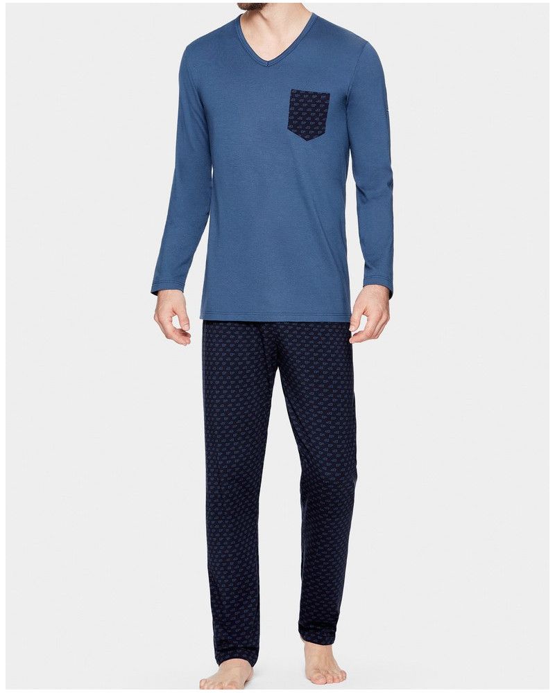 Long pajamas Eden Park H18 100% Cotton (NB039)