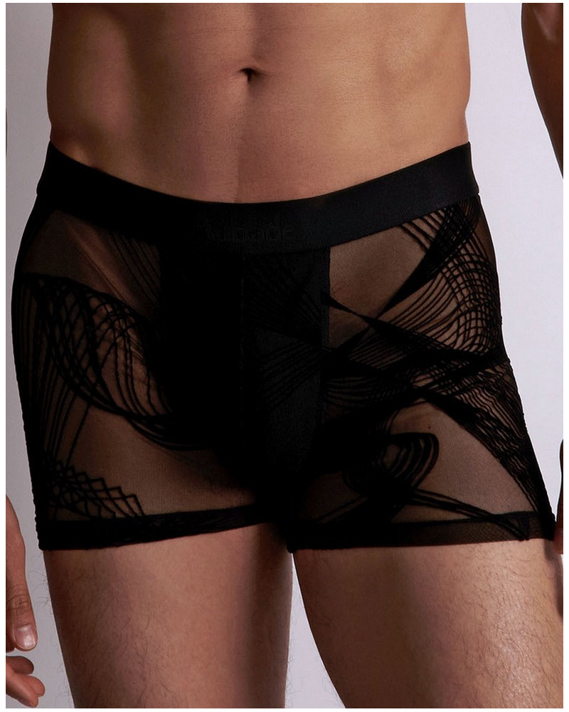 Boxer Aubade Men Waves (Noir)