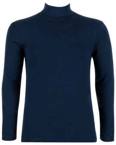 Eminence turtleneck T-shirt 100% cotton (Marine)