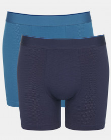Boxer long Sloggi EVER Airy pack of 2 (Blue-Dark combination)