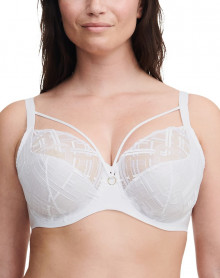 Underwired envelopping bra Chantelle Graphic Support (White)