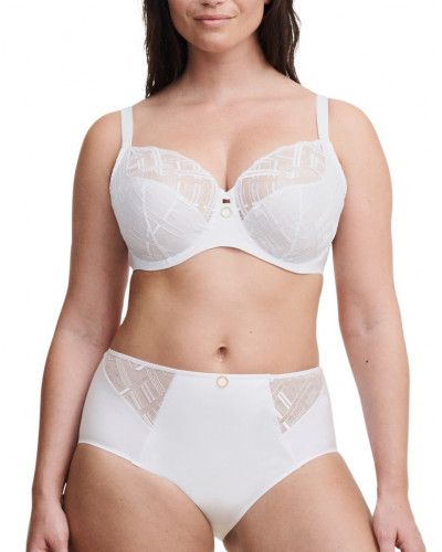 High waist knickers Chantelle Graphic Support (White)