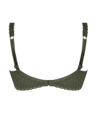 Padded deep cap bra Antigel Tressage Graphic (Eclat Aventure)