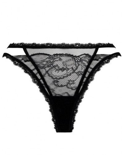 Sexy tanga Lise Charmel Féérie Couture (Negro)