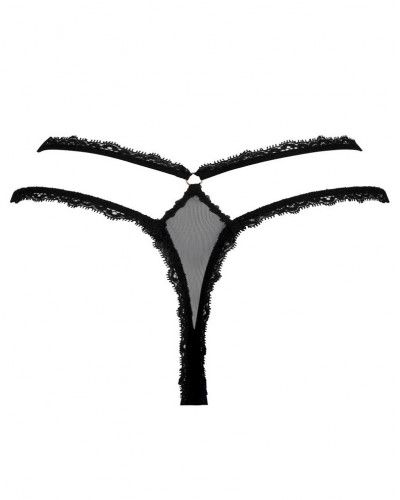Sexy thong Lise Charmel Féérie Couture (Black)