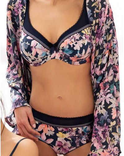 Wellness underwired bra Antigel Mille Pétales (Pétales Aquarelle)