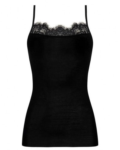 Top lana y seda Lise Charmel Plaisir Caresse (Negro)