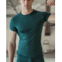 Camiseta de cuello redondo HOM Tencel Soft (Vert)