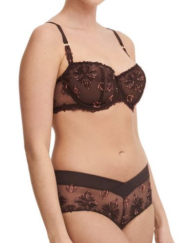 Demi bra Chantelle Champs-Elysées (Glossy Brown)