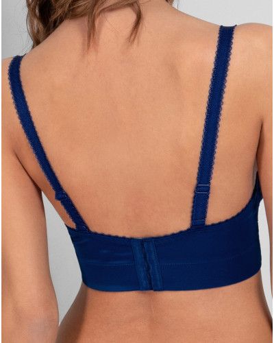 Underwired longline bra Empreinte Gaby (Saphir)