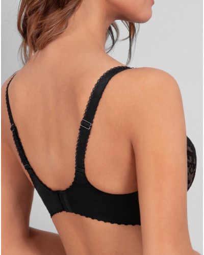 Underwired full cup bra Empreinte Gaby (Black)