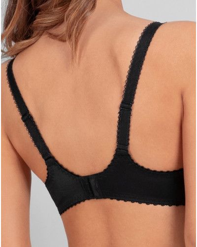 Underwired low-necked bra Empreinte Gaby (Black)