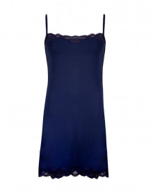 Nightdress Thin Straps Antigel Simply Perfect (Bleu Purple)