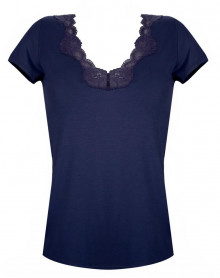 T-shirt manches courtes Antigel Simply Perfect (Bleu Purple)