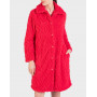 Dressing gown buttoned Massana Rouge