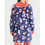 Dressing gown buttoned Massana Multicolore