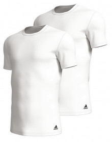 Paquete de 2 camisetas adidas Active Flex Coton (Blanco)