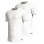 Paquete de 2 camisetas adidas Active Flex Coton (Blanco)