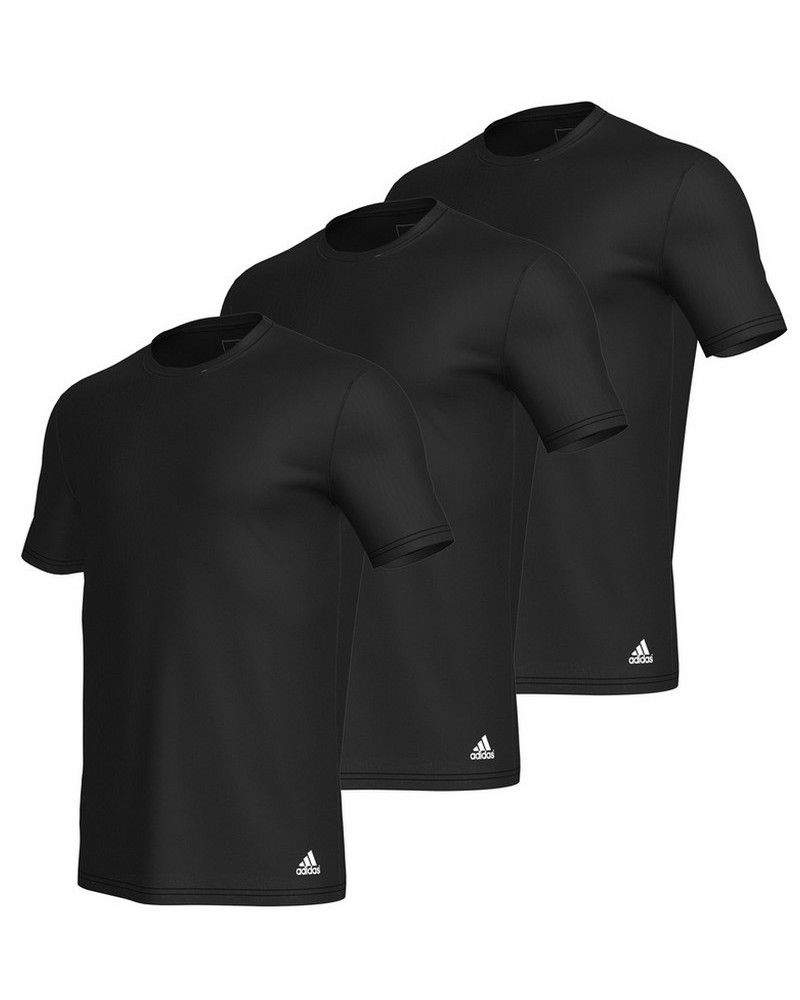 Pack of 3 Adidas t-shirts 100% Cotton (Black)