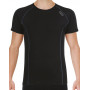 Short-sleeved round-neck T-shirt Athéna (Black)