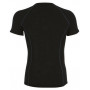 Camiseta de manga corta y cuello redondo Athéna (Negro)