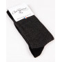 Men's striped socks Maison Broussaud (Noir/Gris)