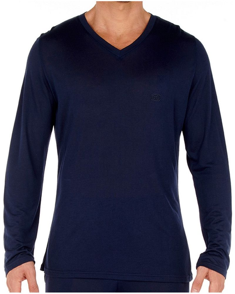 Camiseta de manga larga HOM Cocooning (Azul)