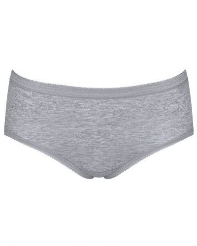 Basic + midi briefs (Pack of 4) Sloggi (Noir/lilas/blanc/gris)