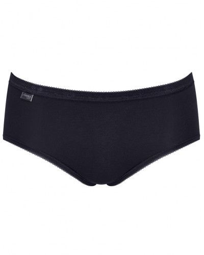 Calzoncillos Basic + midi (paquete de 4) Sloggi (Noir/lilas/blanc/gris)