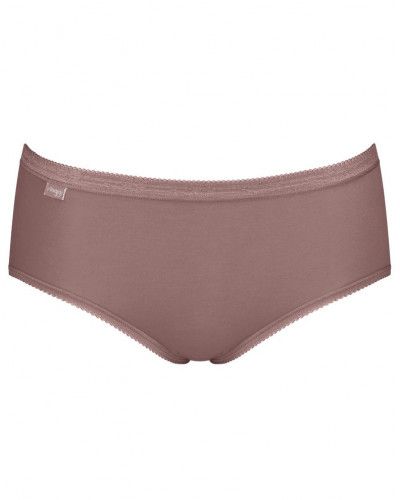 Basic + midi briefs (Pack of 4) Sloggi (Blanc/noir/marron/gris)