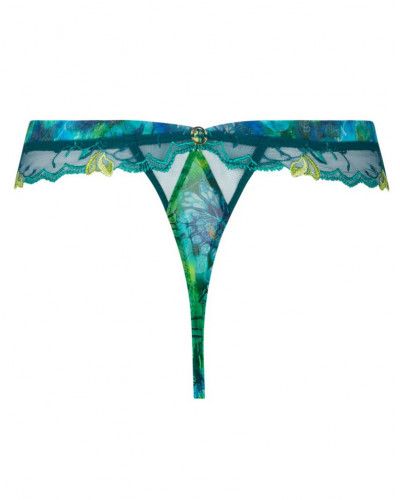 Thong Lise Charmel Grâce Aquatique (Floral Aqua)