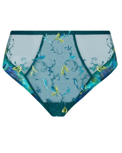 Calzoncillo cintura alta Lise Charmel Grâce Aquatique (Floral Aqua)
