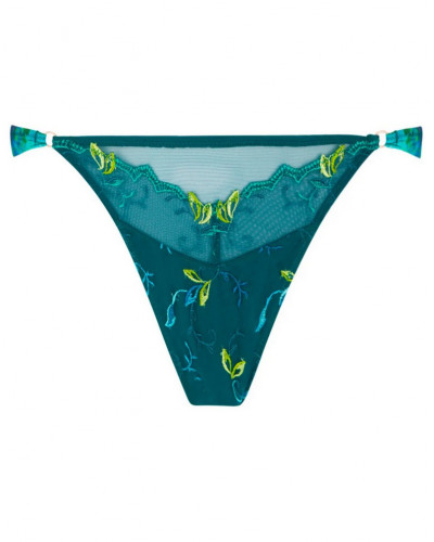Sexy thong Lise Charmel Grâce Aquatique (Floral Aqua)