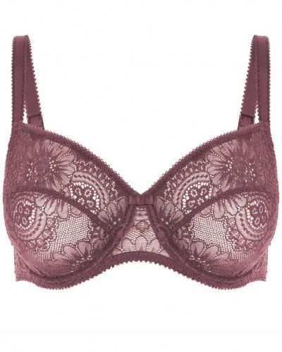 Neckline full cup bra Simone Pérèle Emblème (Byzantin)