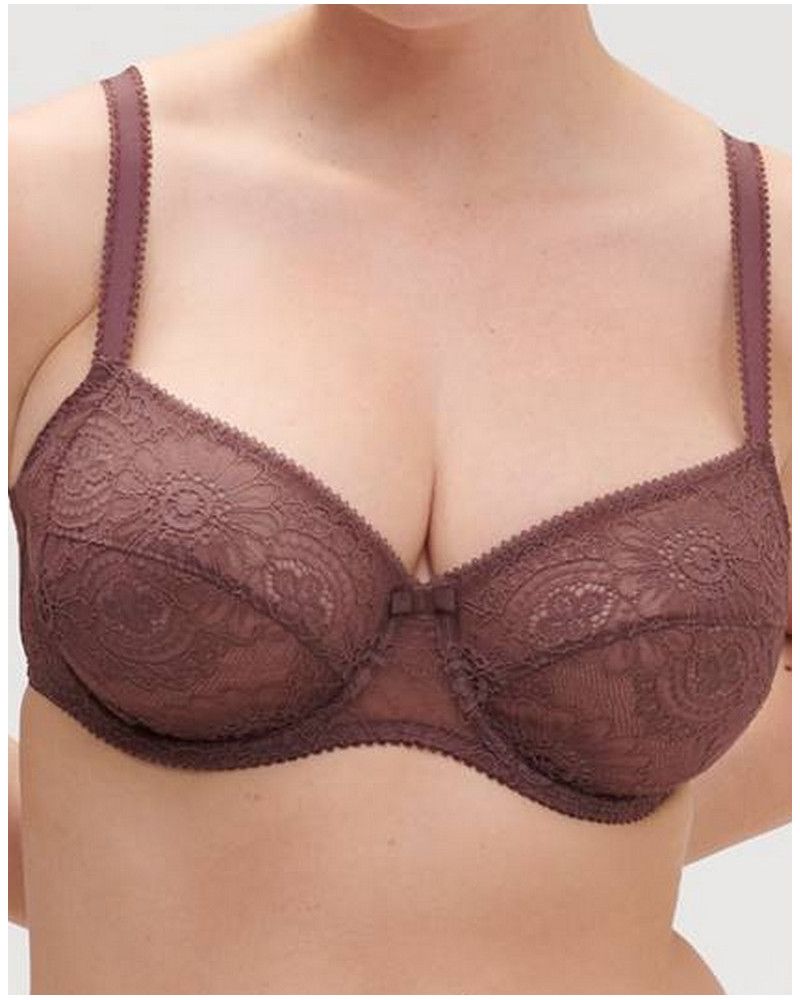 Neckline full cup bra Simone Pérèle Emblème (Byzantin)