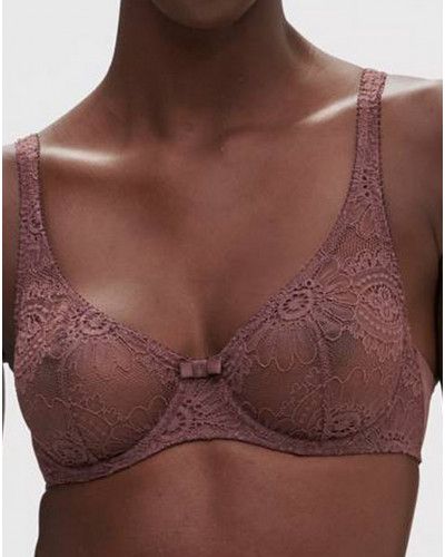 Neckline underwired bra Simone Pérèle Emblème (Byzantin)