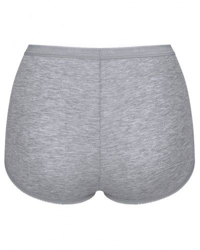 Bragas Maxi Basic + (Paquete de 4) Sloggi (Blanc/noir/marron/gris)