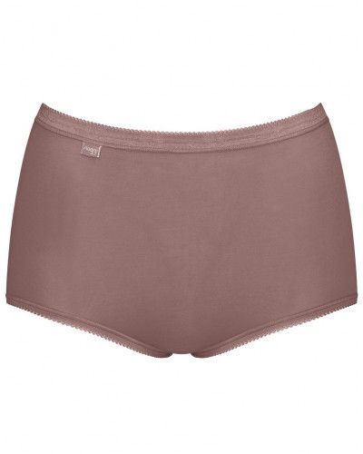 Bragas Maxi Basic + (Paquete de 4) Sloggi (Blanc/noir/marron/gris)