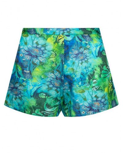 Short de noche Lise Charmel Grâce Aquatique (Floral Aqua)