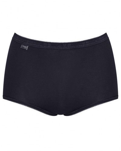 Calzoncillo Maxi Sloggi Basic + (Lot de 3) (Noir/lilas/blanc)