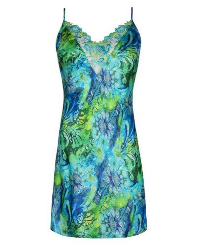 Camisón sexy Lise Charmel Grâce Aquatique (Floral Aqua)
