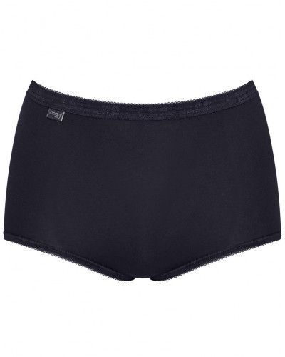 Slip Maxi Sloggi Basic + (Lot de 3) (Blanc/noir/marron)