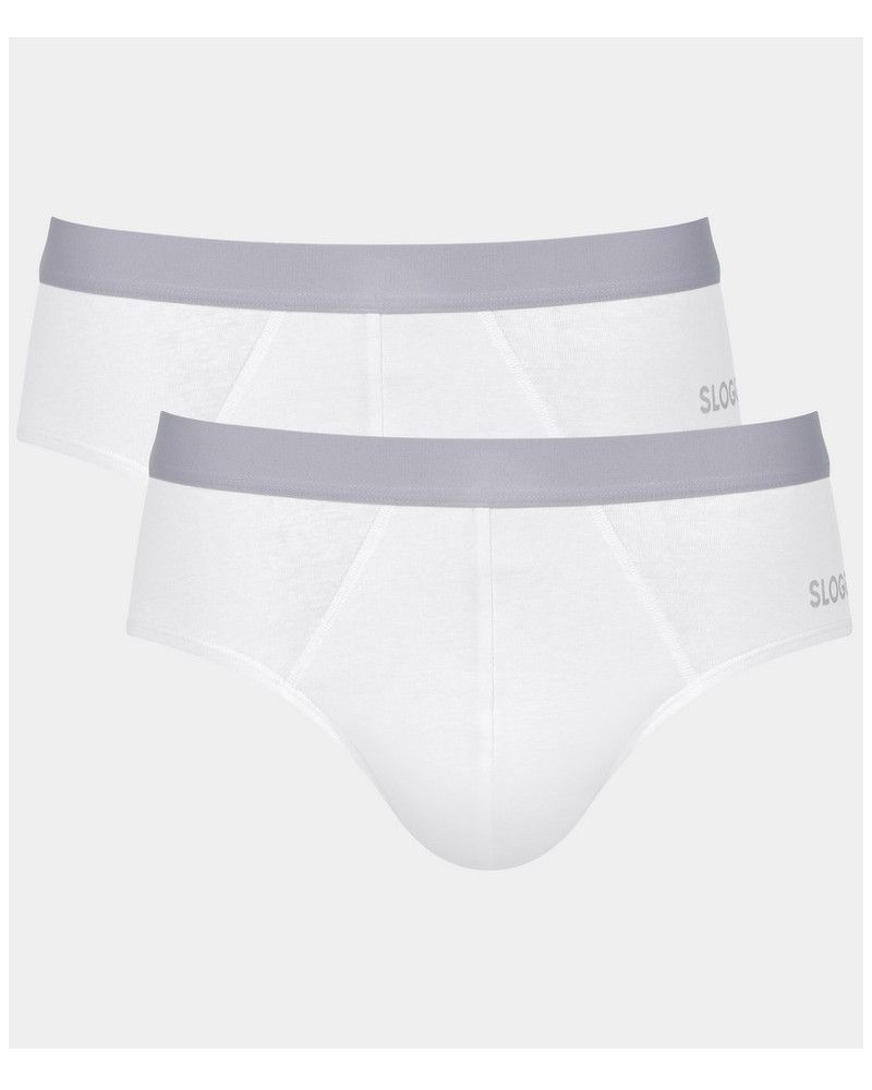 Brief Sloggi Men GO ABC (Set of 2) (White)