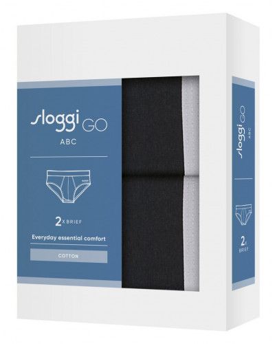 Calzoncillo Sloggi Men GO ABC (Juego de 2) (Negro)