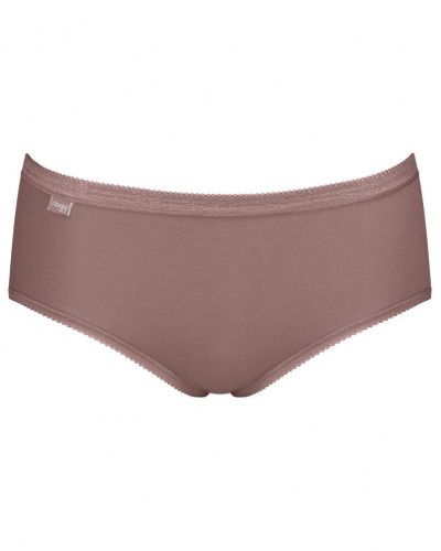 Midi Brief Sloggi Basic + (Pack of 3) (Blanc/noir/marron)