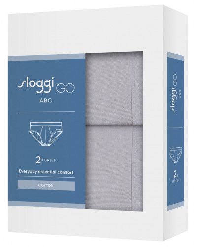 Brief Sloggi Men GO ABC (Set of 2) (Platinum)